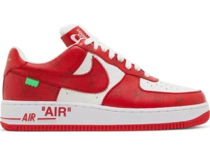 Louis Vuitton x Air Force 1 Low ‘White Comet Red’