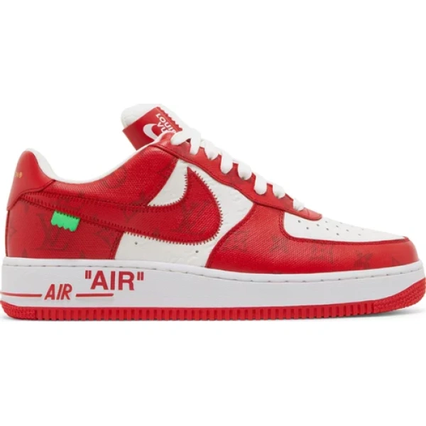 Louis Vuitton x Air Force 1 Low ‘White Comet Red’