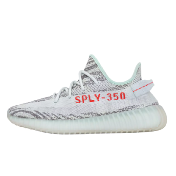 Adidas Yeezy Blancas tinte Azul