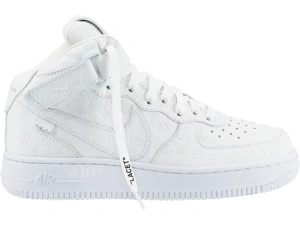 Louis Vuitton x Air Force 1 Mid ‘Triple White’