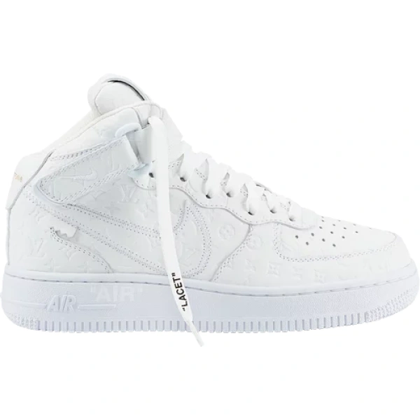 Louis Vuitton x Air Force 1 Mid ‘Triple White’