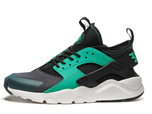Nike Huarache Negras y Verdes