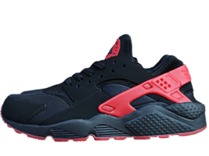 Nike Huarache Negras y Rojas
