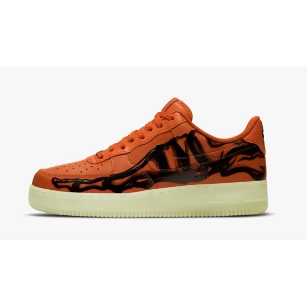 Nike Air Force 1 Skeleton Orange