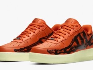 Nike Air Force 1 Skeleton Orange