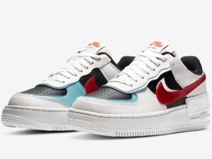 Nike Air Force Shadow White Black Red