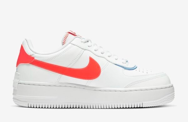 Nike Air Force Shadow White Orange - Imagen 4