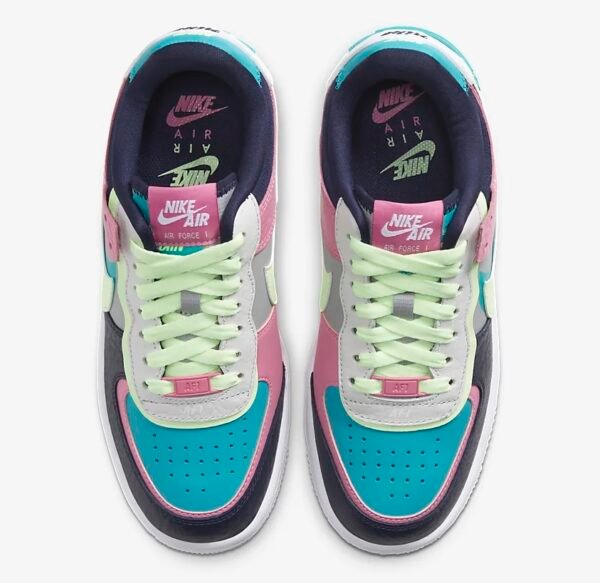 Nike Air Force Shadow Rosa Azul - Imagen 3