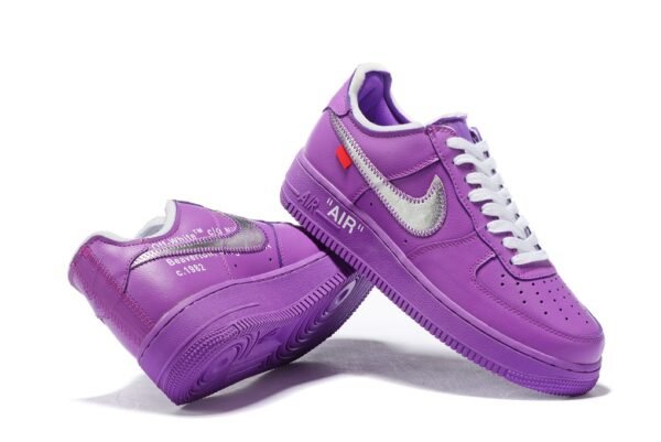 Nike Air Force X Off White 20 Lila - Imagen 3