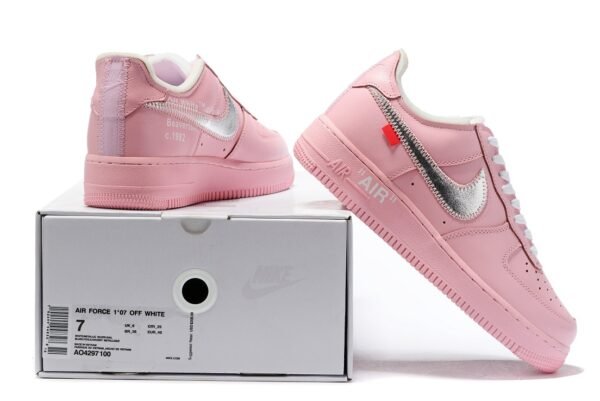 Nike Air Force X Off White 20 Pink - Imagen 4