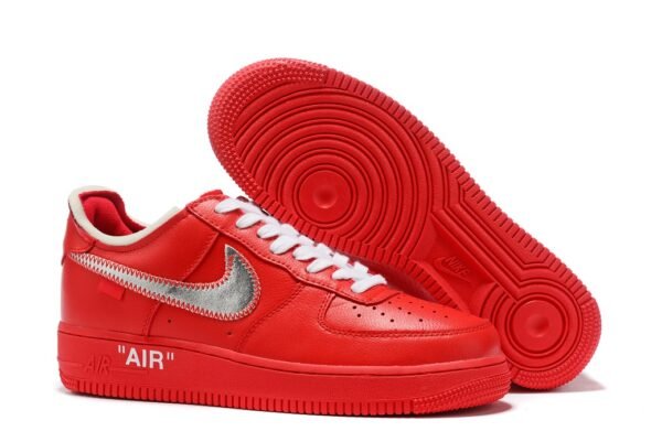 Nike Air Force X Off White 20 Red - Imagen 2