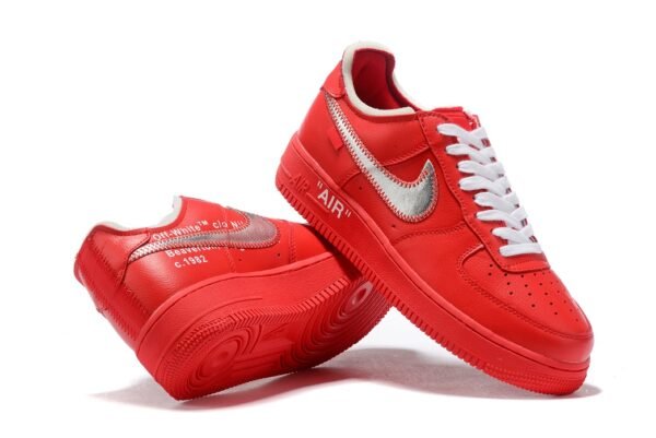 Nike Air Force X Off White 20 Red - Imagen 3