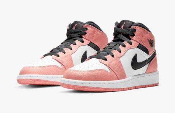 Air Jordan 1 MID GS Pink Quartz - Imagen 2