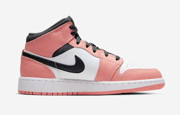 Air Jordan 1 MID GS Pink Quartz - Imagen 3