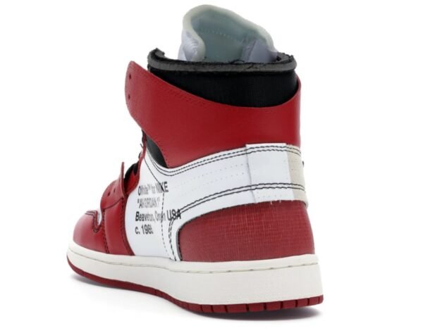 Nike Jordan 1 Off White Retro Red - Imagen 3