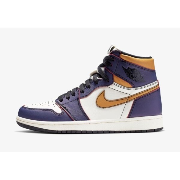 Nike Air Jordan 1 Oro Purpura
