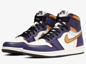 Nike Air Jordan 1 Oro Purpura