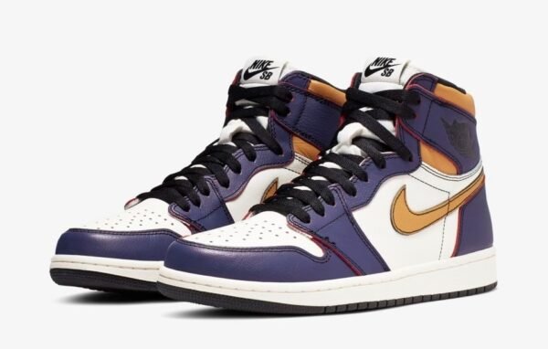 Nike Air Jordan 1 Oro Purpura - Imagen 3