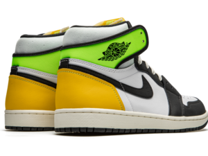 Nike Air Jordan 1 Retro High White Black Volt University Gold
