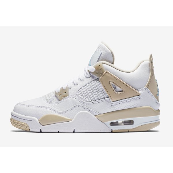 Nike Air Jordan 4 White Light Sand