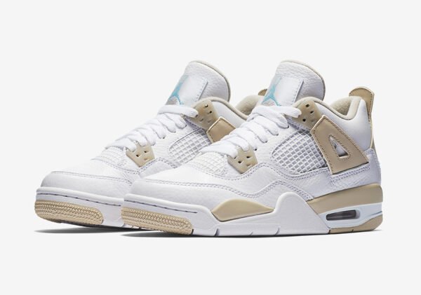 Nike Air Jordan 4 White Light Sand - Imagen 2