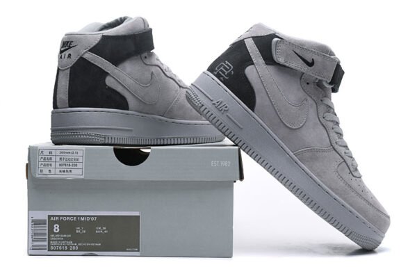 Nike Air Force Altas Grises Mid - Imagen 4