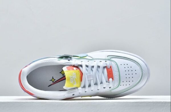 Nike Air Force Shadow White Hydrogen Blue - Imagen 3