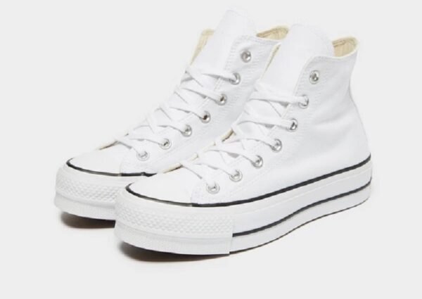 Coverse Chuck Taylor All Star High Platform White - Imagen 2