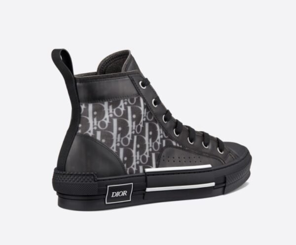 High Dior Oblique B23 Black Leather - Imagen 3