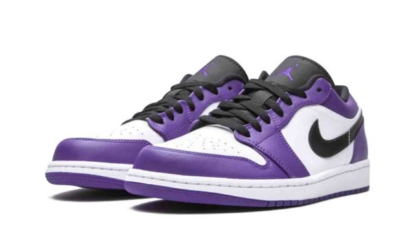 Nike Air Jordan 1 Low Court Purple White - Imagen 2