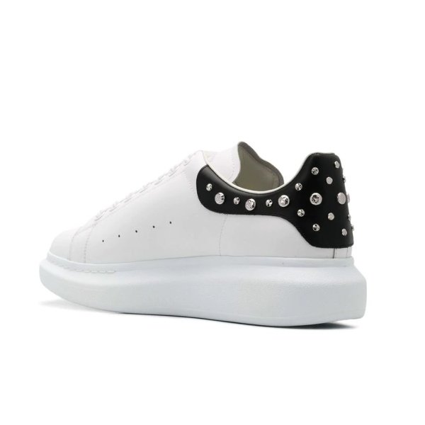 ALEXANDER MCQUEEN Sole White Black Taks