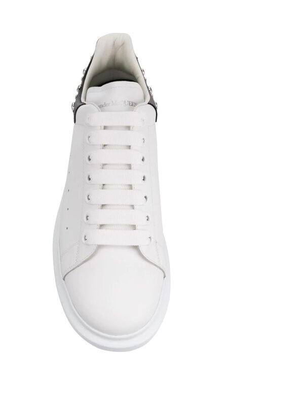 ALEXANDER MCQUEEN Sole White Black Taks - Imagen 2
