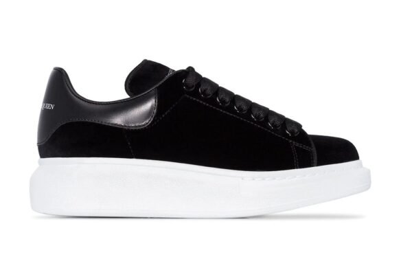 Alexander McQueen Sole Velvet Black - Imagen 4