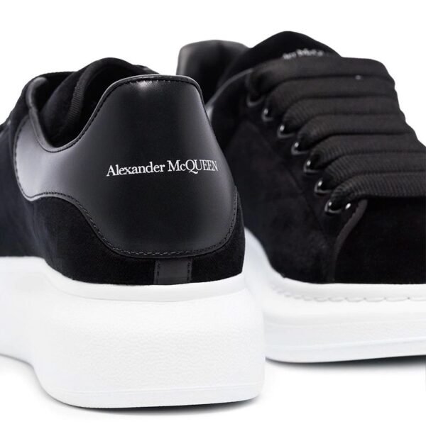 Alexander McQueen Sole Velvet Black - Imagen 3