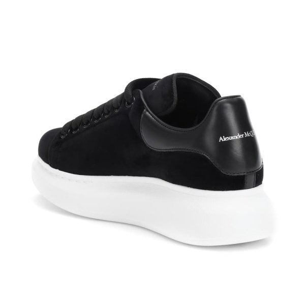 Alexander McQueen Sole Velvet Black