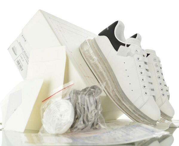 Alexander McQueen Air Cushion White black - Imagen 3