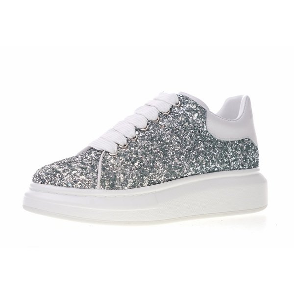 Alexander McQueen Sole Metalic Silver