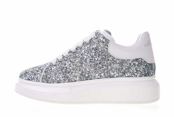Alexander McQueen Sole Metalic Silver - Imagen 2