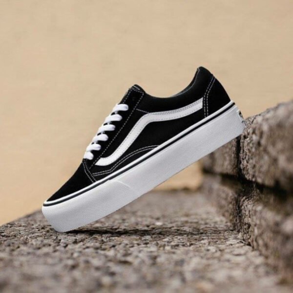 Vans Old Skool Negras Plataforma - Imagen 4