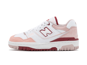 New Balance 550 White Scarlet Pink