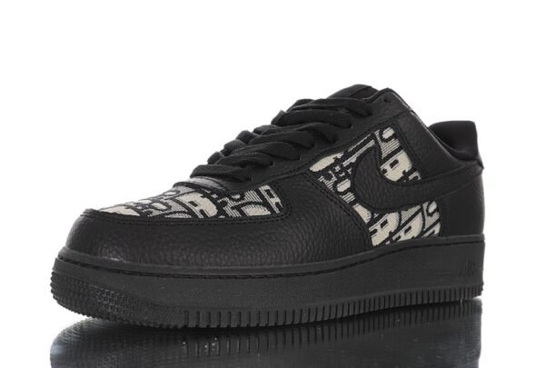 Nike Air Force 1 Dior Black - Imagen 3