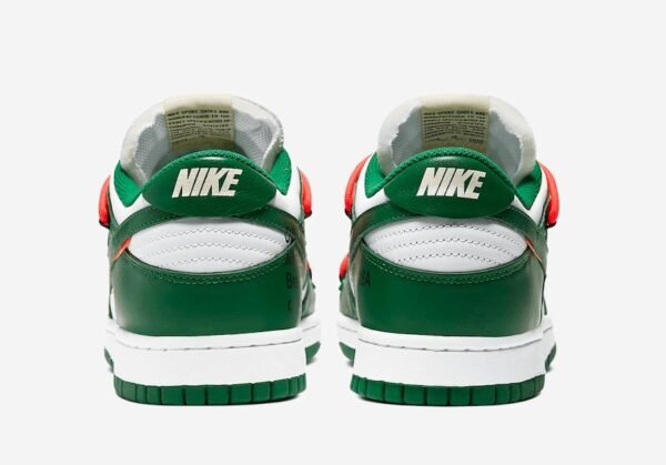 Nike SB Dunk Low Off-White Pine Green - Imagen 4