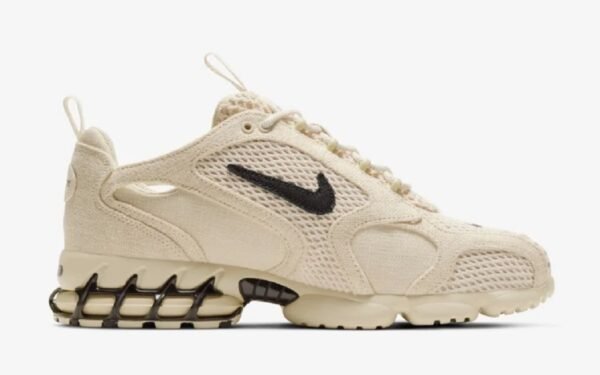 St?ssy x Nike Air Zoom Spiridon Cage 2 Fossil - Imagen 3