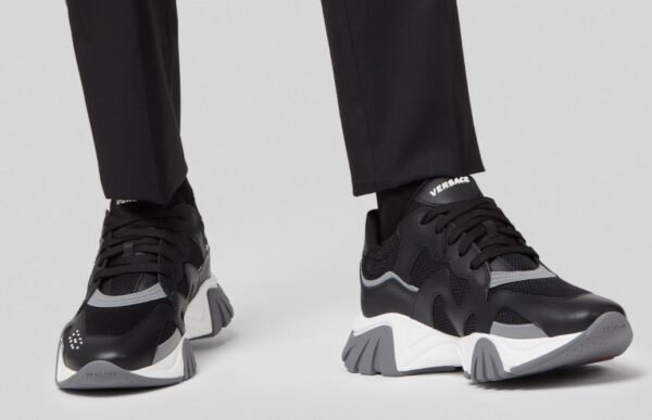 Versace Squalo Trainers Black - Imagen 2