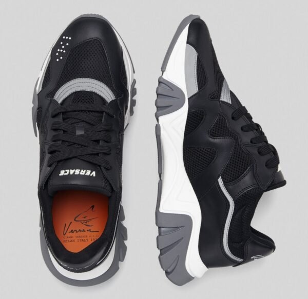 Versace Squalo Trainers Black - Imagen 3
