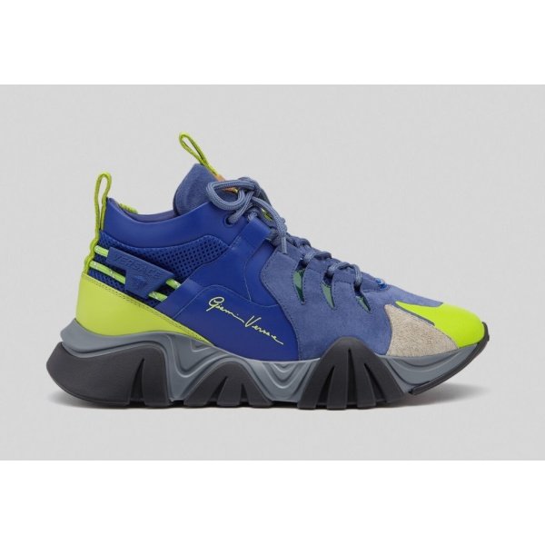 Versace Squalo Trainers Blue