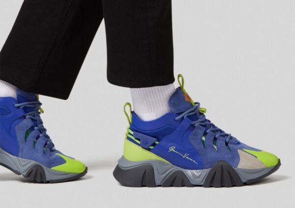 Versace Squalo Trainers Blue - Imagen 2