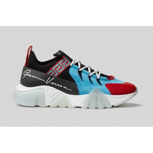 Versace Squalo Trainers Knit Print