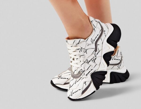 Versace Squalo Trainers White Signature - Imagen 2