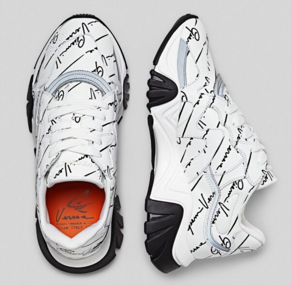 Versace Squalo Trainers White Signature - Imagen 3